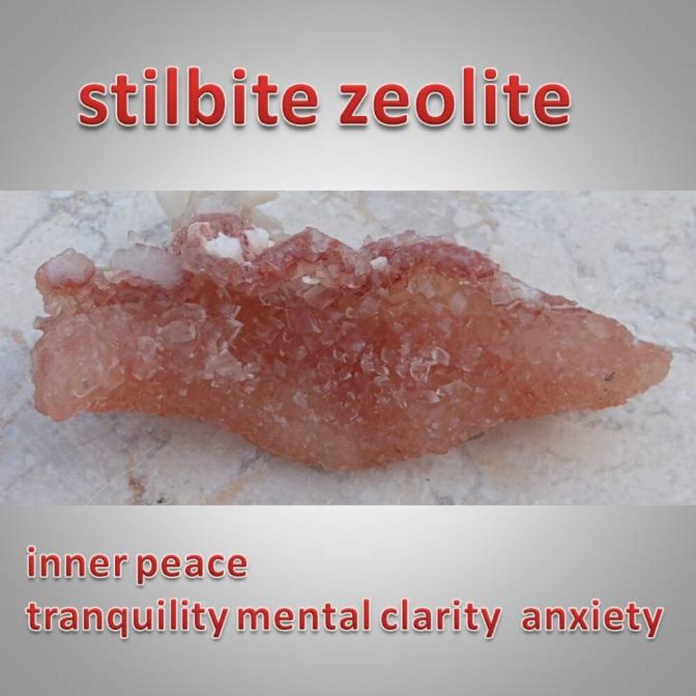 Stilbite Zeolite crystal mineral specimen 04